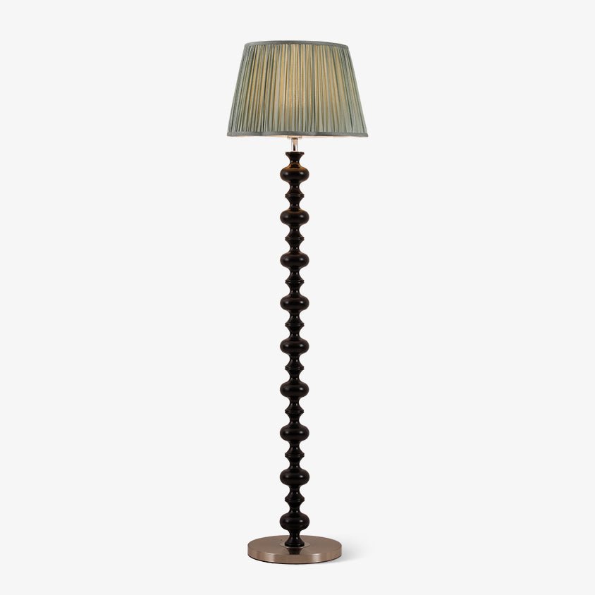 Miro Wood Fabric Floor Lamp - Letslighting
