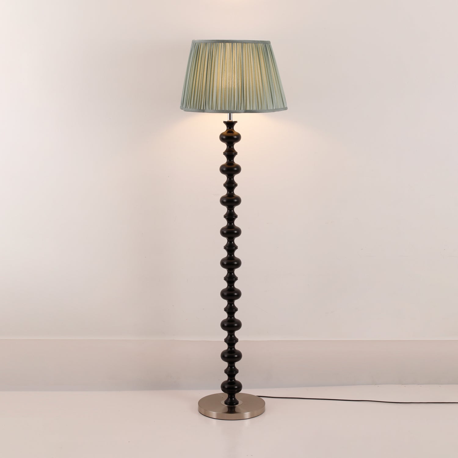 Miro Wood Fabric Floor Lamp - Letslighting
