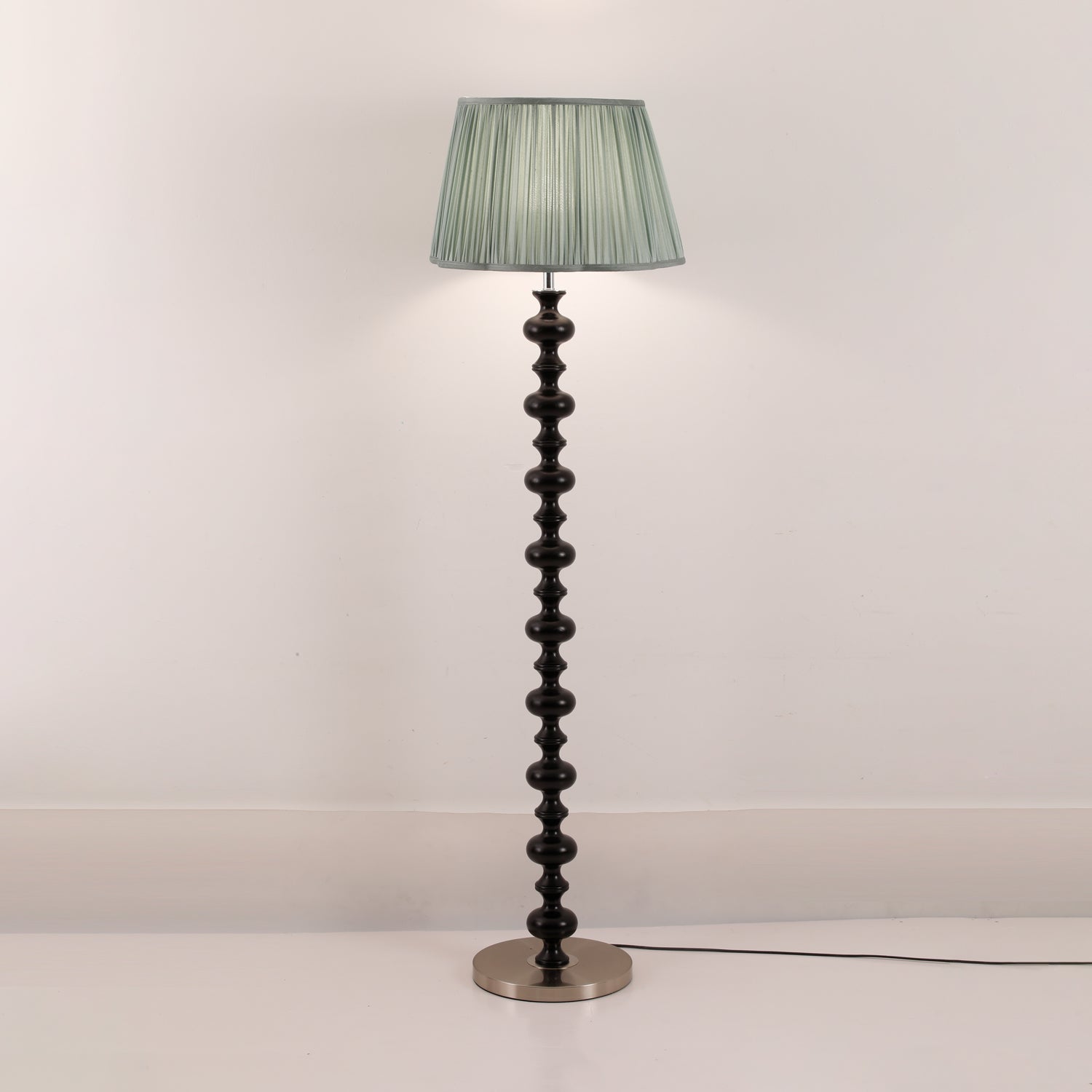 Miro Wood Fabric Floor Lamp - Letslighting