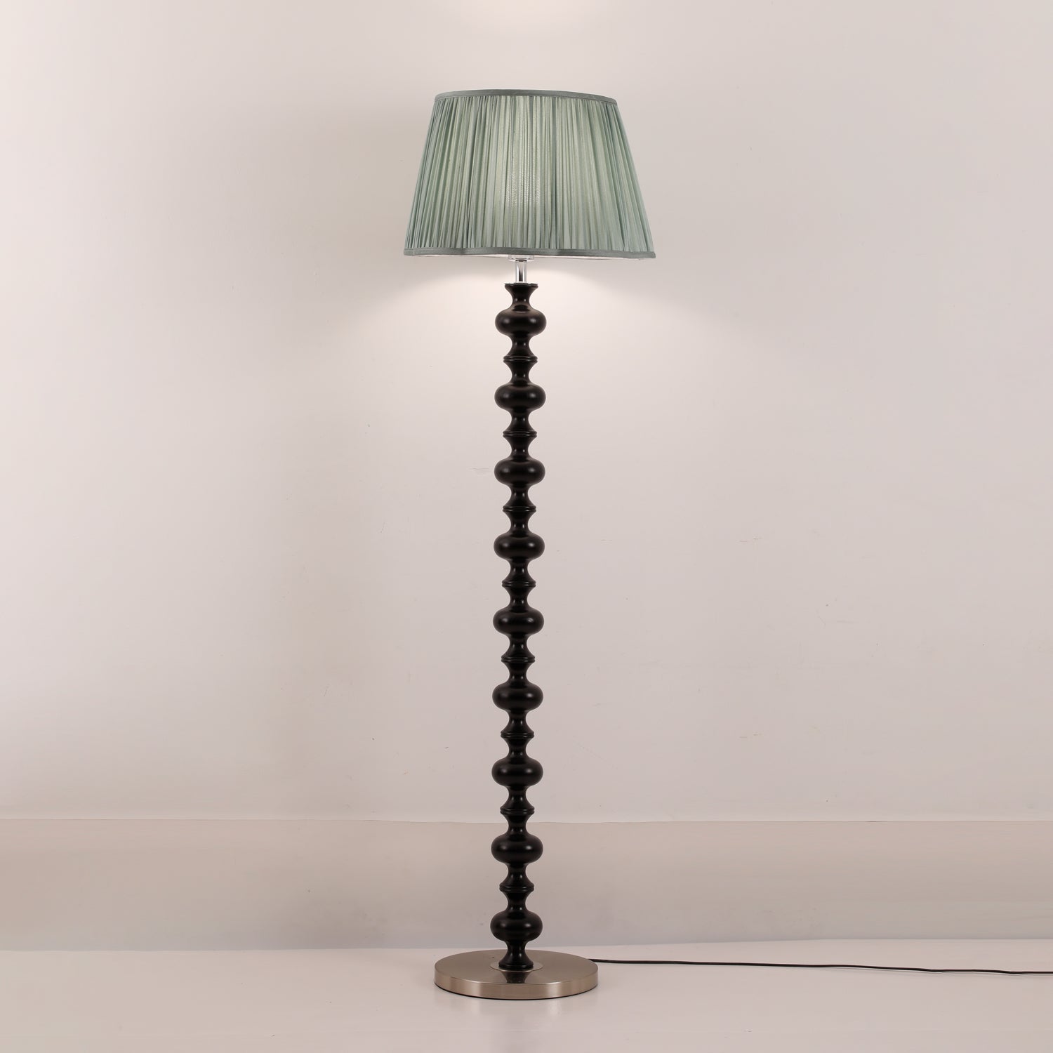 Miro Wood Fabric Floor Lamp - Letslighting