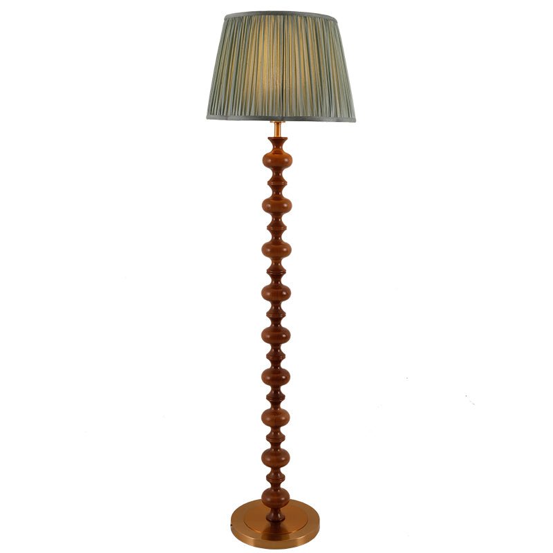 Miro Wood Fabric Floor Lamp - Letslighting