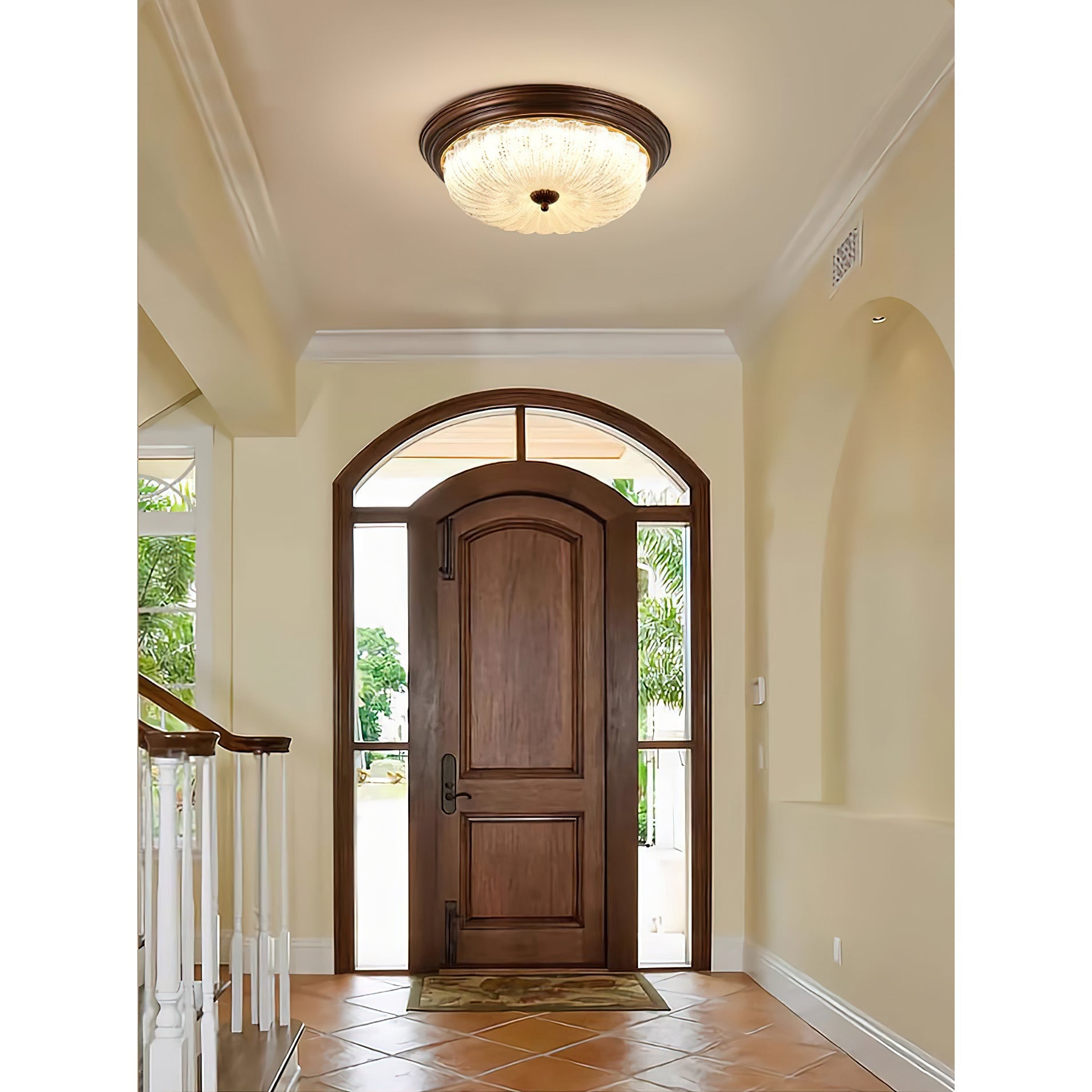 Arraeion Modern Minimalist Glass Ceiling Lamp - Letslighting