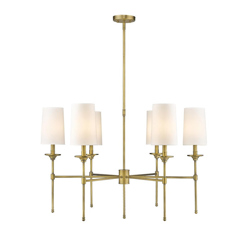 Armiriel Vintage Industrial Brass Fabric Chandelier - Letslighting