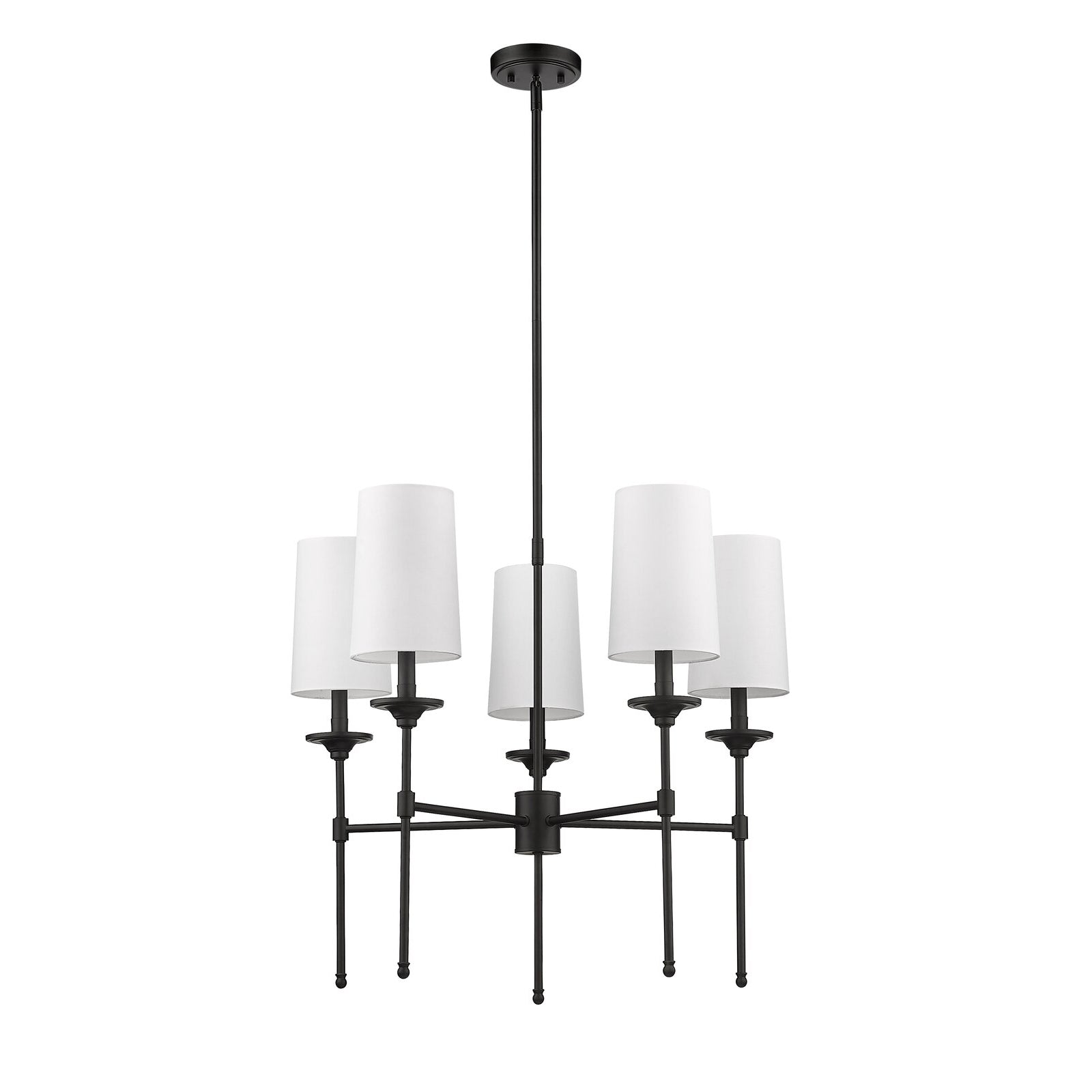 Armiriel Vintage Industrial Brass Fabric Chandelier - Letslighting