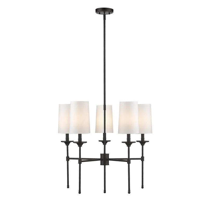 Armiriel Vintage Industrial Brass Fabric Chandelier - Letslighting
