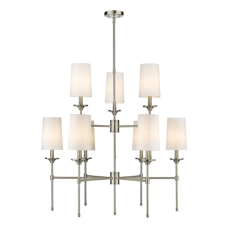 Armiriel Vintage Industrial Brass Fabric Chandelier - Letslighting