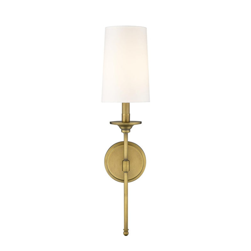 Esileth Vintage Industrial Brass Fabric Wall Lamp - Letslighting