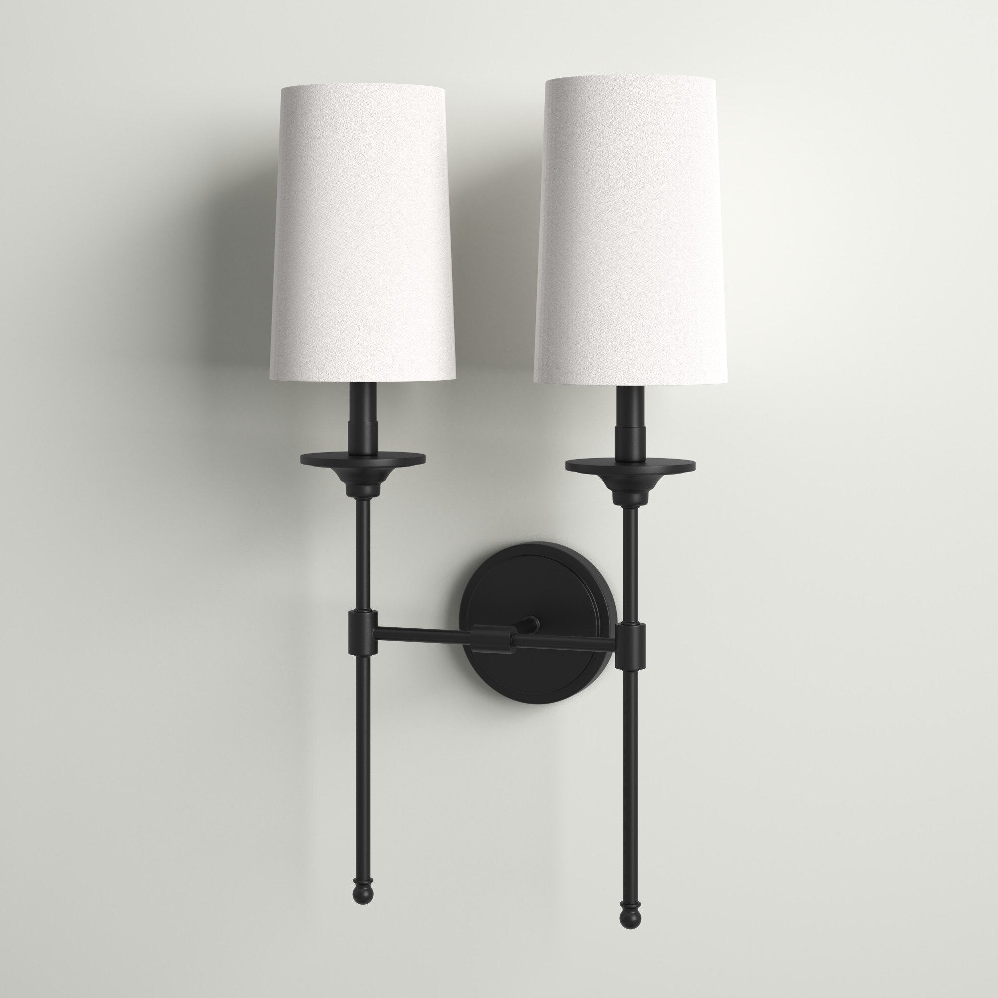 Esileth Vintage Industrial Brass Fabric Wall Lamp - Letslighting