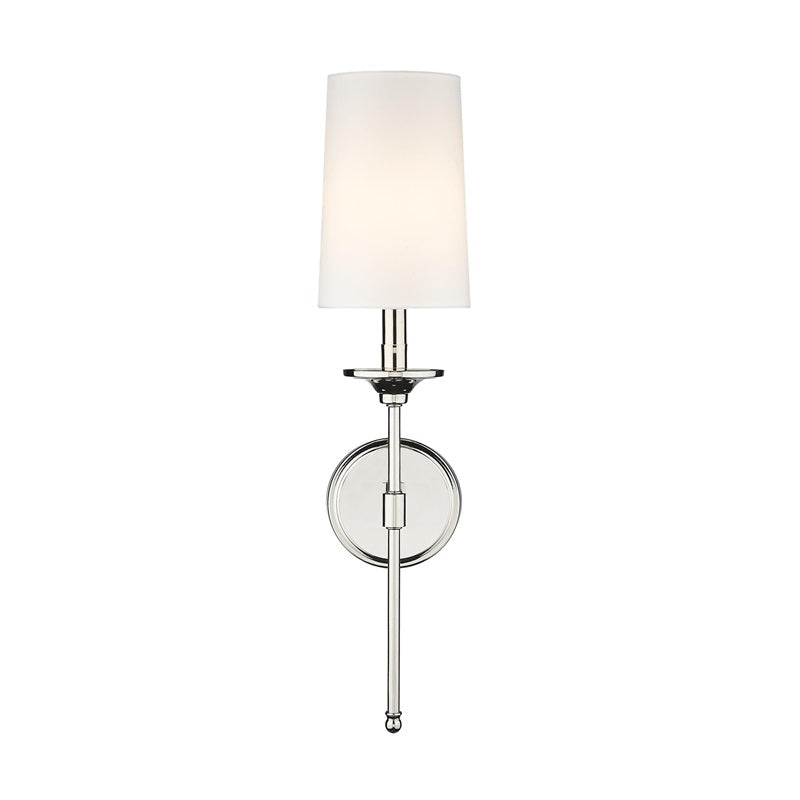Esileth Vintage Industrial Brass Fabric Wall Lamp - Letslighting