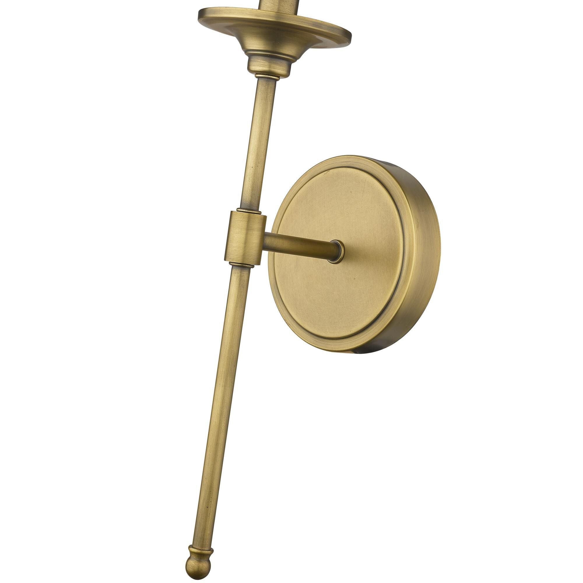 Esileth Vintage Industrial Brass Fabric Wall Lamp - Letslighting