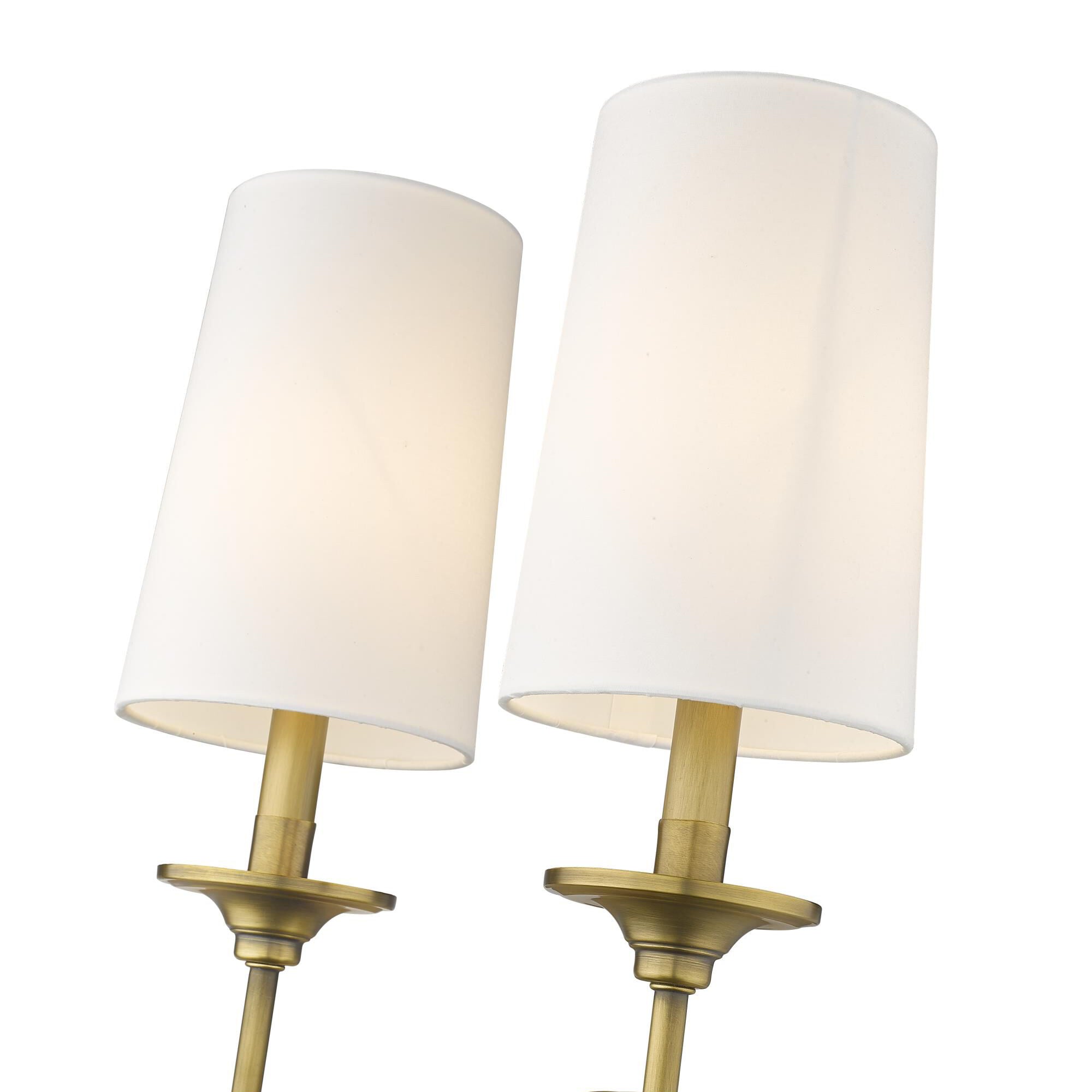 Esileth Vintage Industrial Brass Fabric Wall Lamp - Letslighting