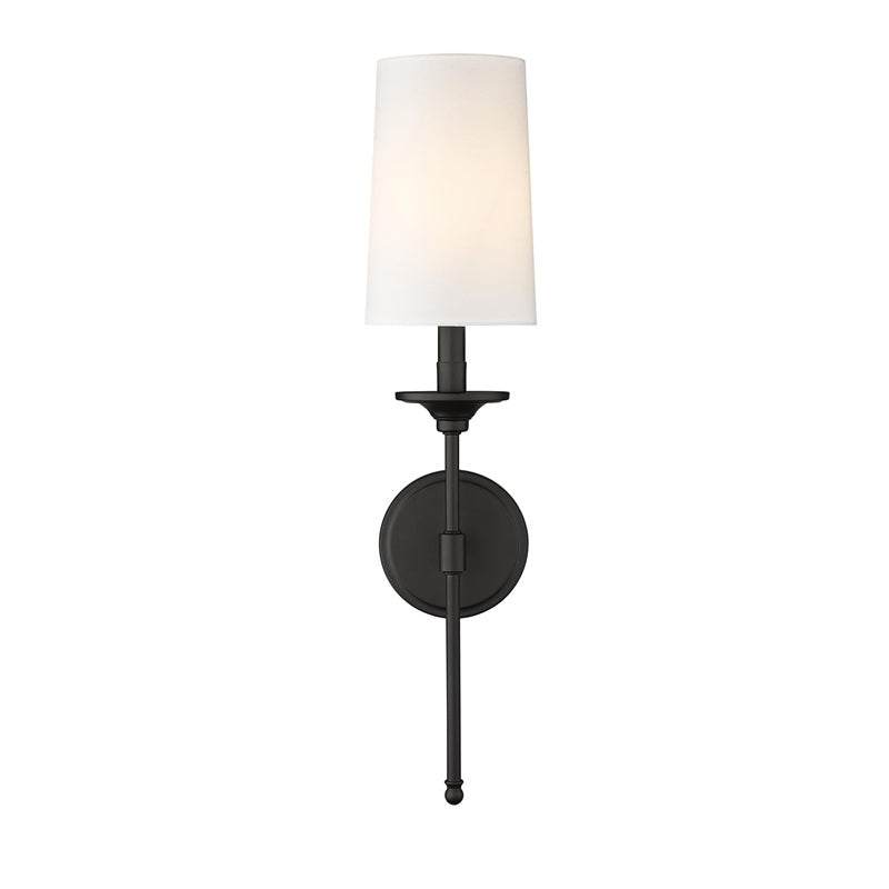 Esileth Vintage Industrial Brass Fabric Wall Lamp - Letslighting