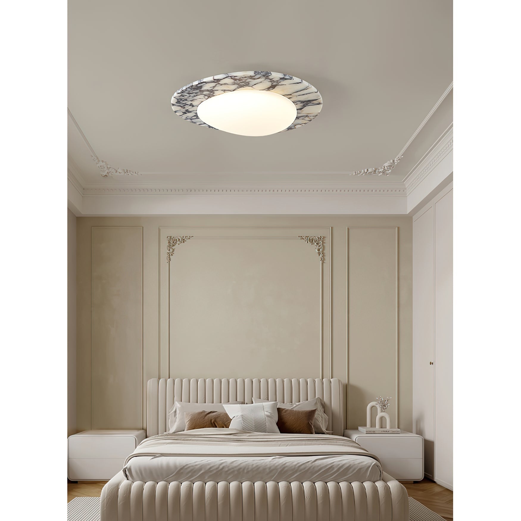 Ceraeion Modern Minimalist Marble Glass Ceiling Lamp - Letslighting