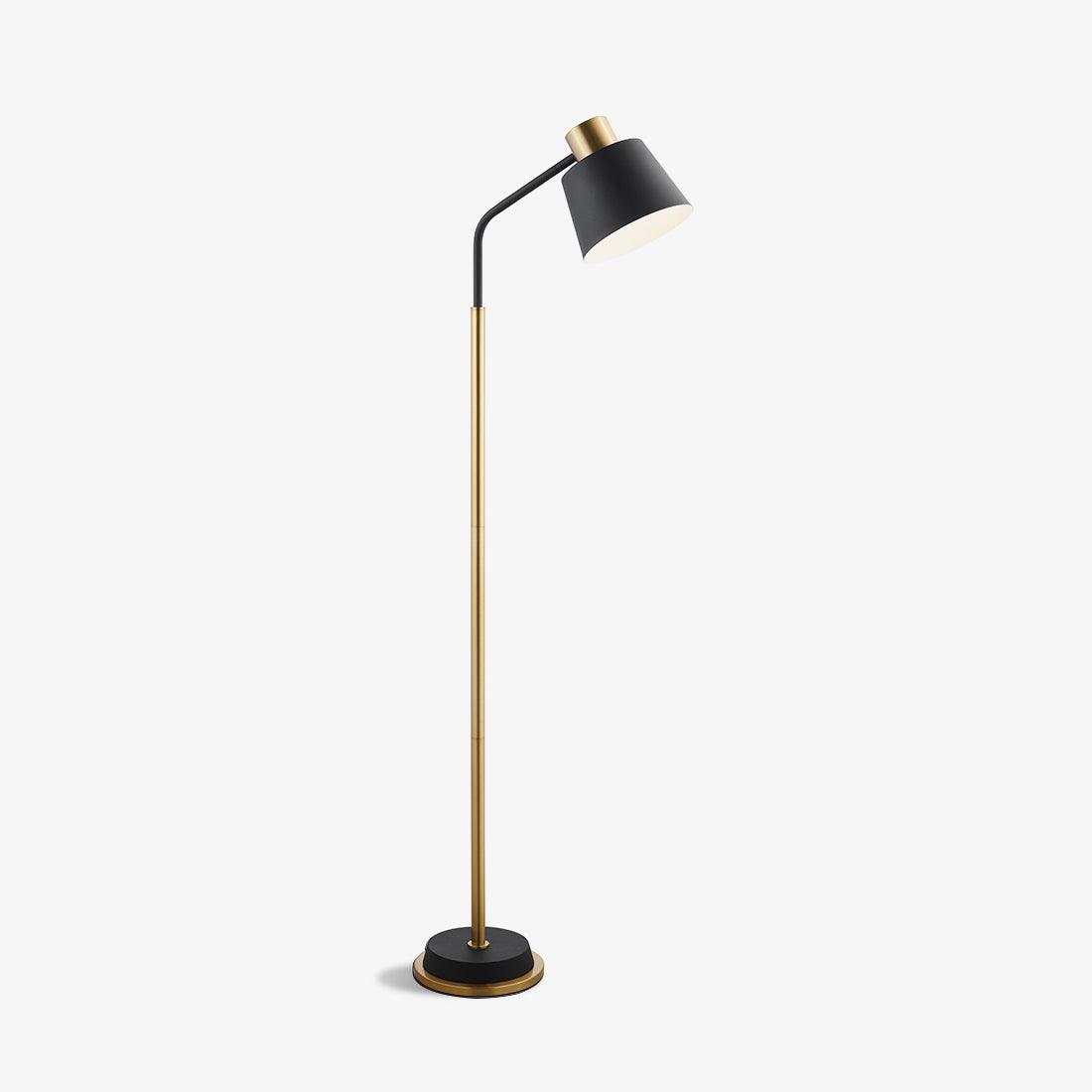 Astran Black & Gold Minimalistic Floor Lamp - Letslighting