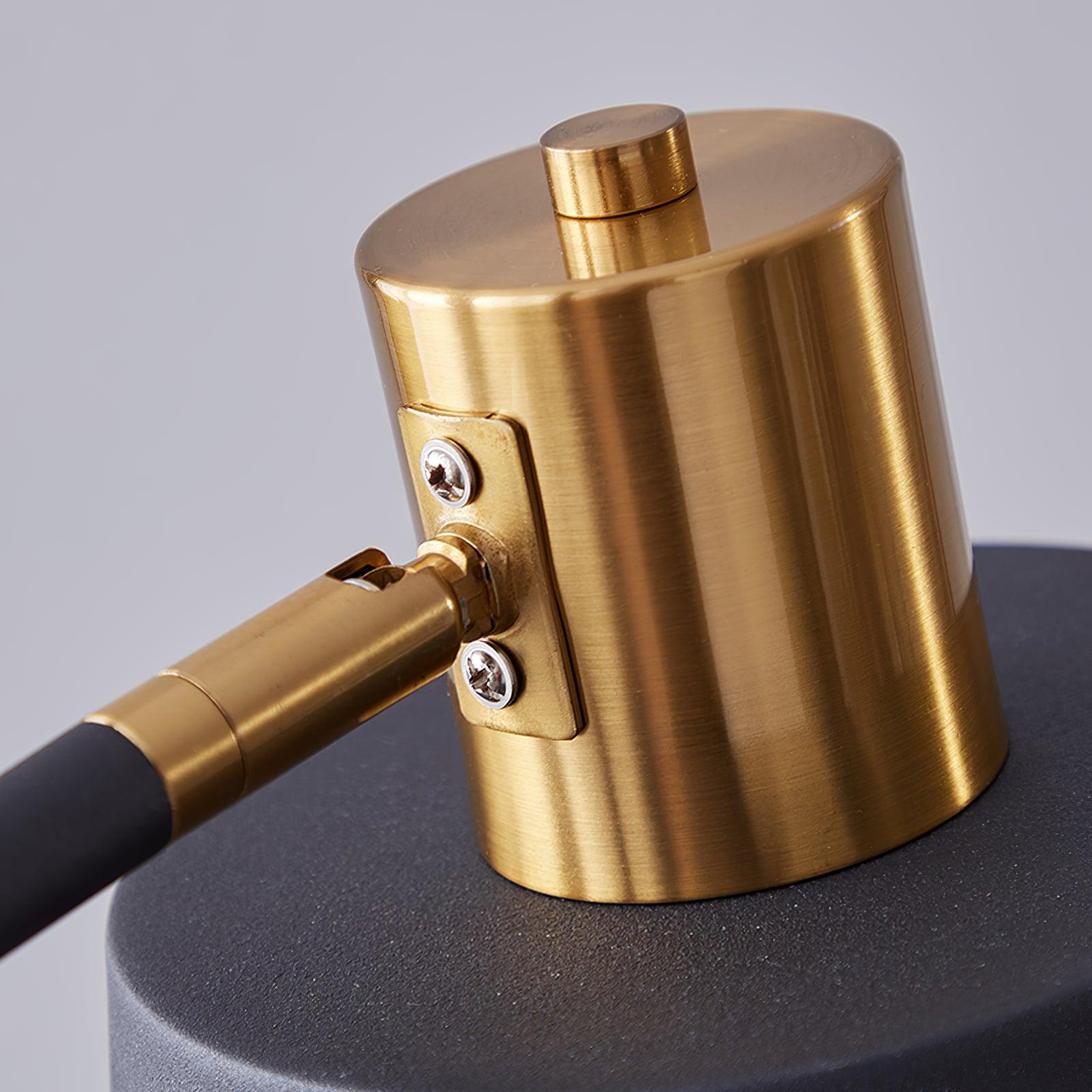 Astran Black & Gold Minimalistic Floor Lamp - Letslighting