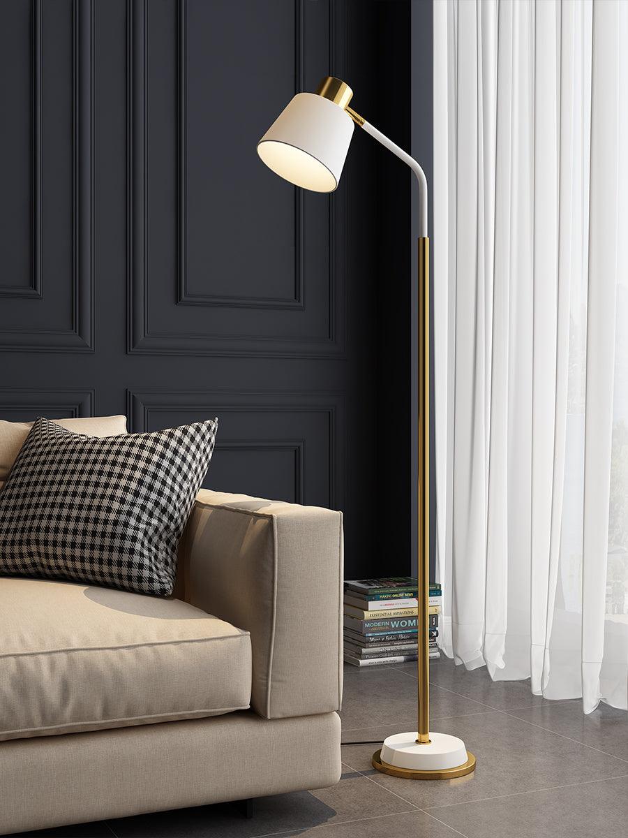 Astran Black & Gold Minimalistic Floor Lamp - Letslighting