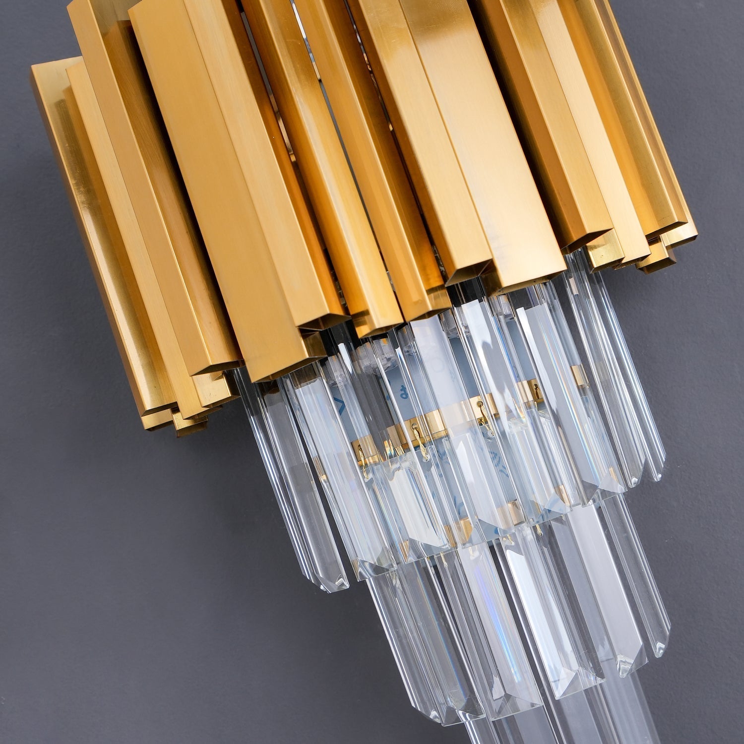 Vevyniel Postmodern Luxury Empire Crystal Wall Lamp - Letslighting