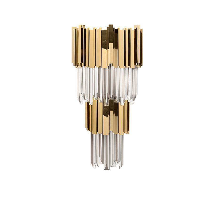 Vevyniel Postmodern Luxury Empire Crystal Wall Lamp - Letslighting