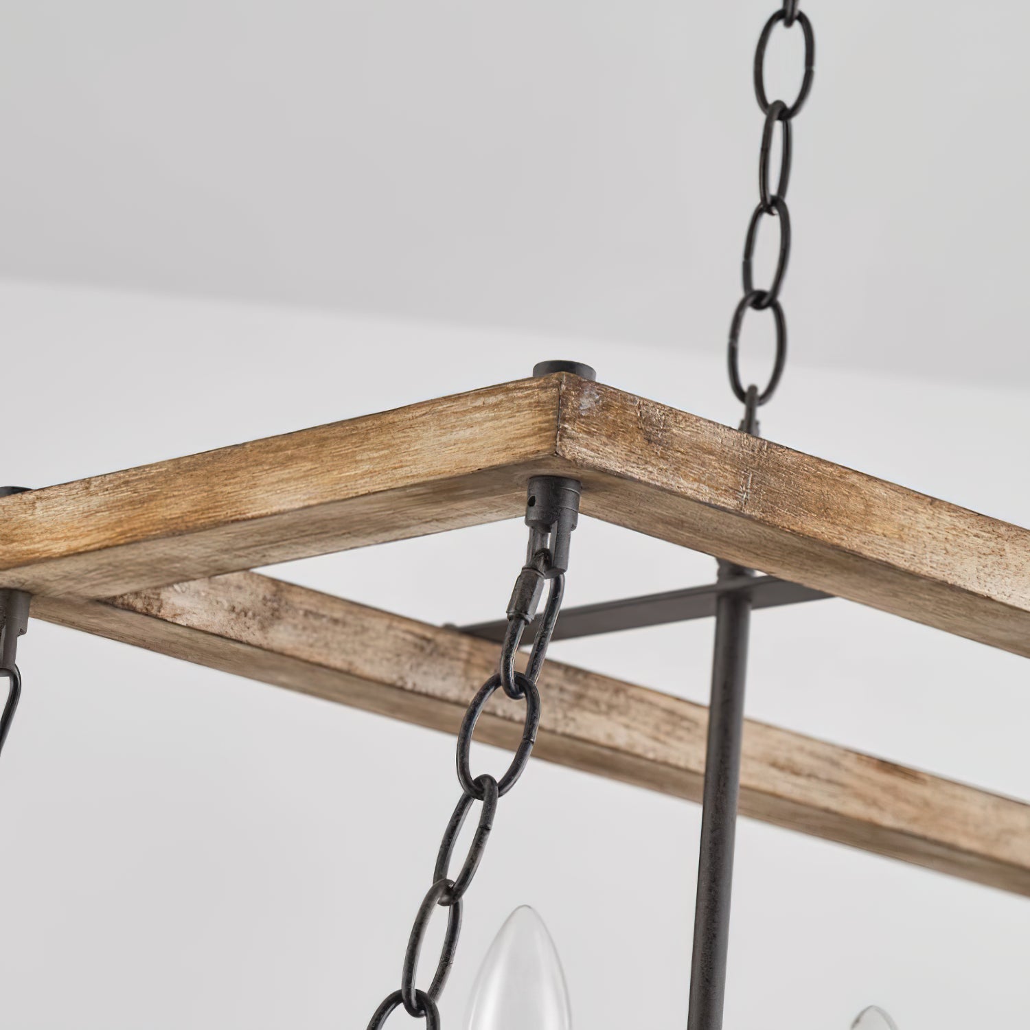 Ilcaryra Vintage Industrial Island Wood Chandelier - Letslighting