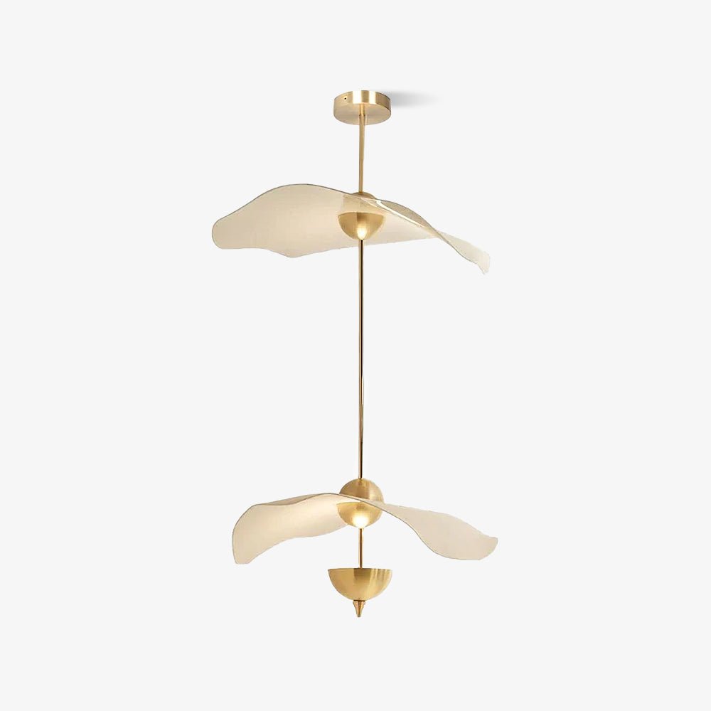 Lusso Wave Double Biscuit Pendant Light