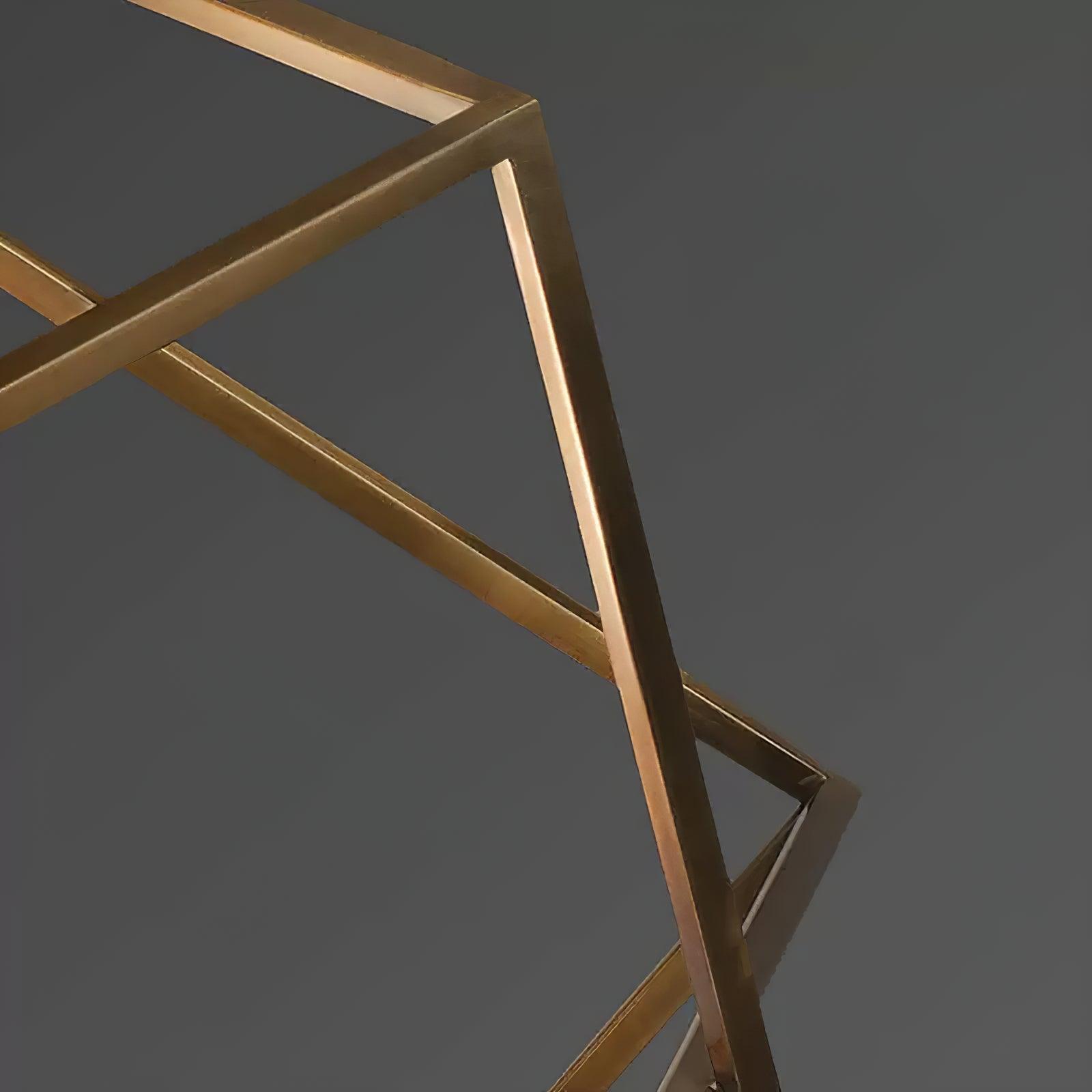 Zevira Brass & Crystal Glam Pendant Light - Letslighting
