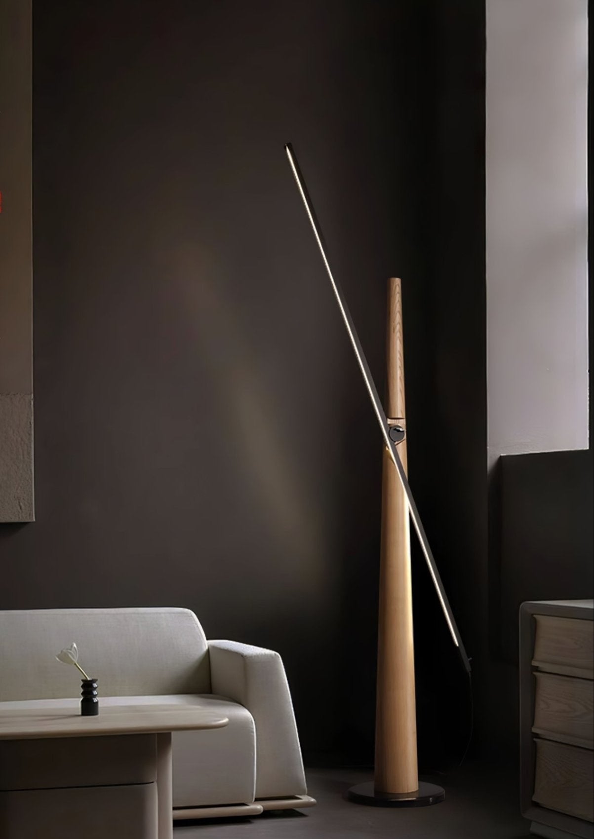 Ovelila Minimalist Wood Floor Lamp - Letslighting