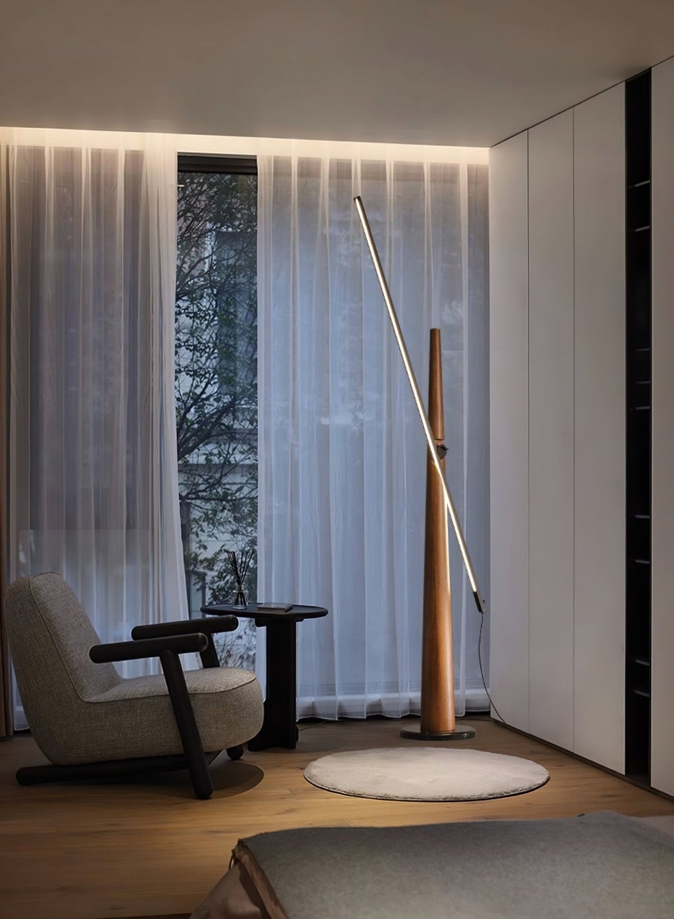 Ovelila Minimalist Wood Floor Lamp - Letslighting