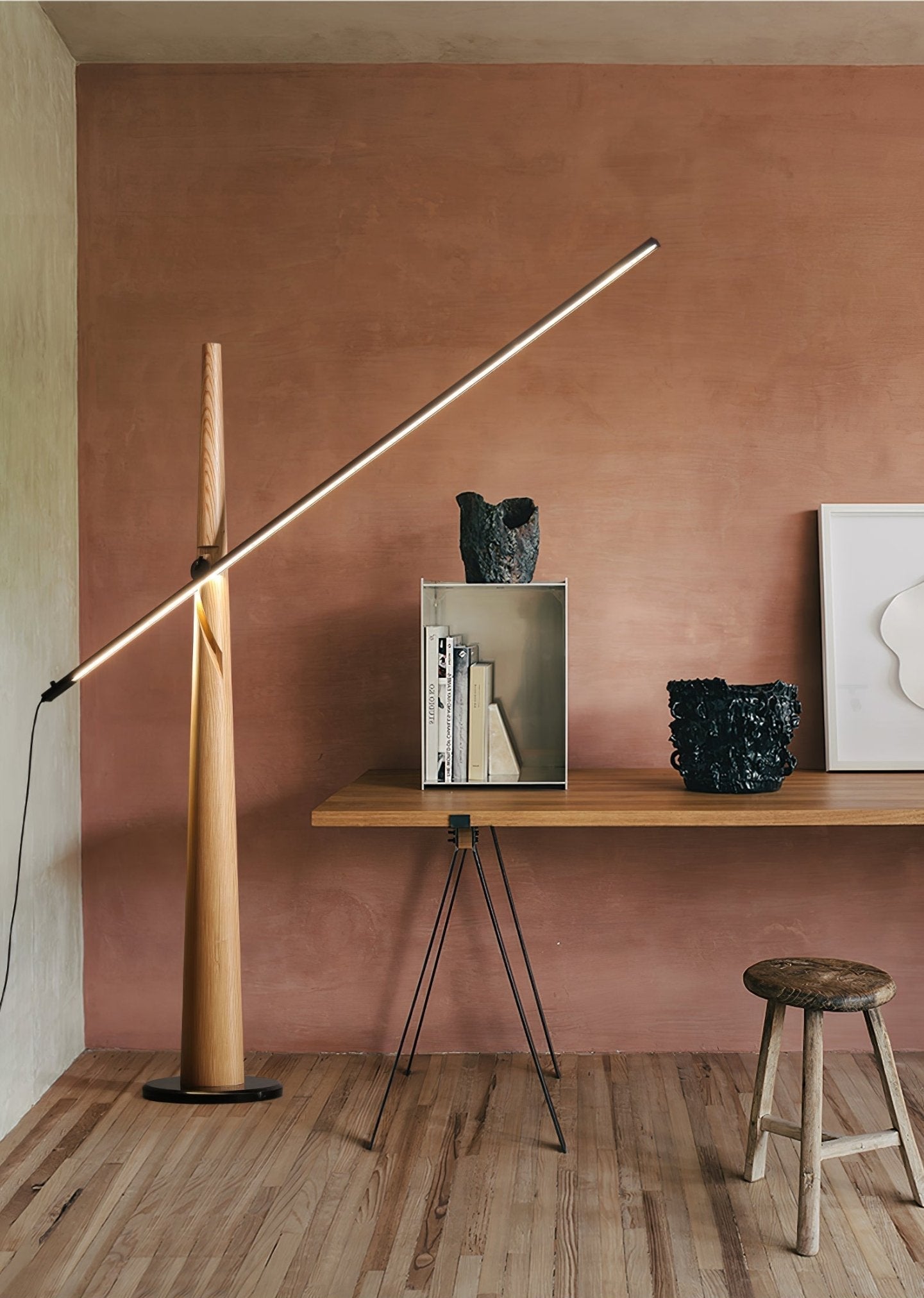 Ovelila Minimalist Wood Floor Lamp - Letslighting
