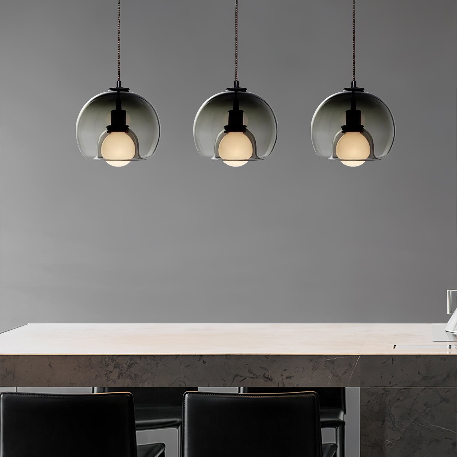 Neritha Glass Contemporary Pendant Light - Letslighting