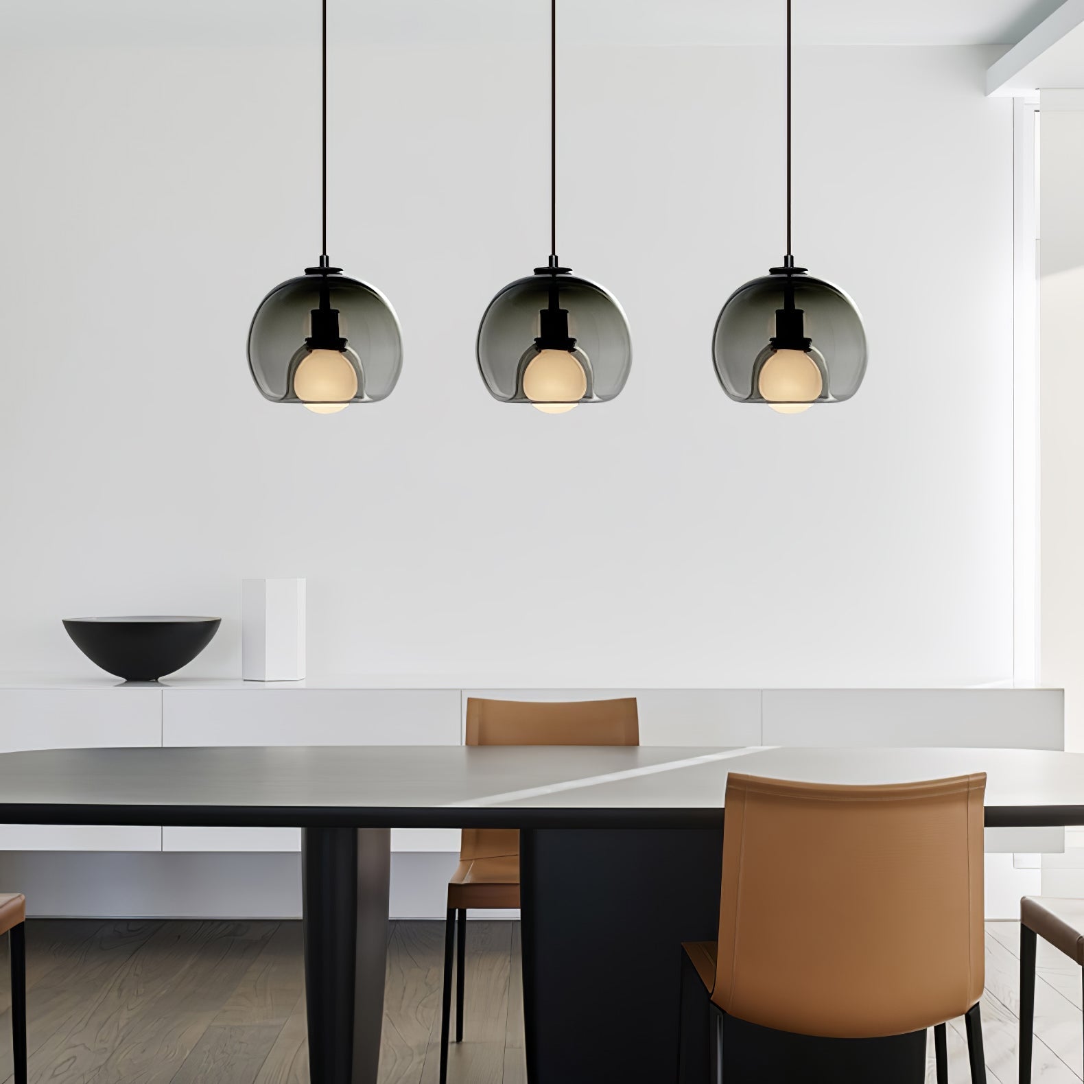 Neritha Glass Contemporary Pendant Light - Letslighting