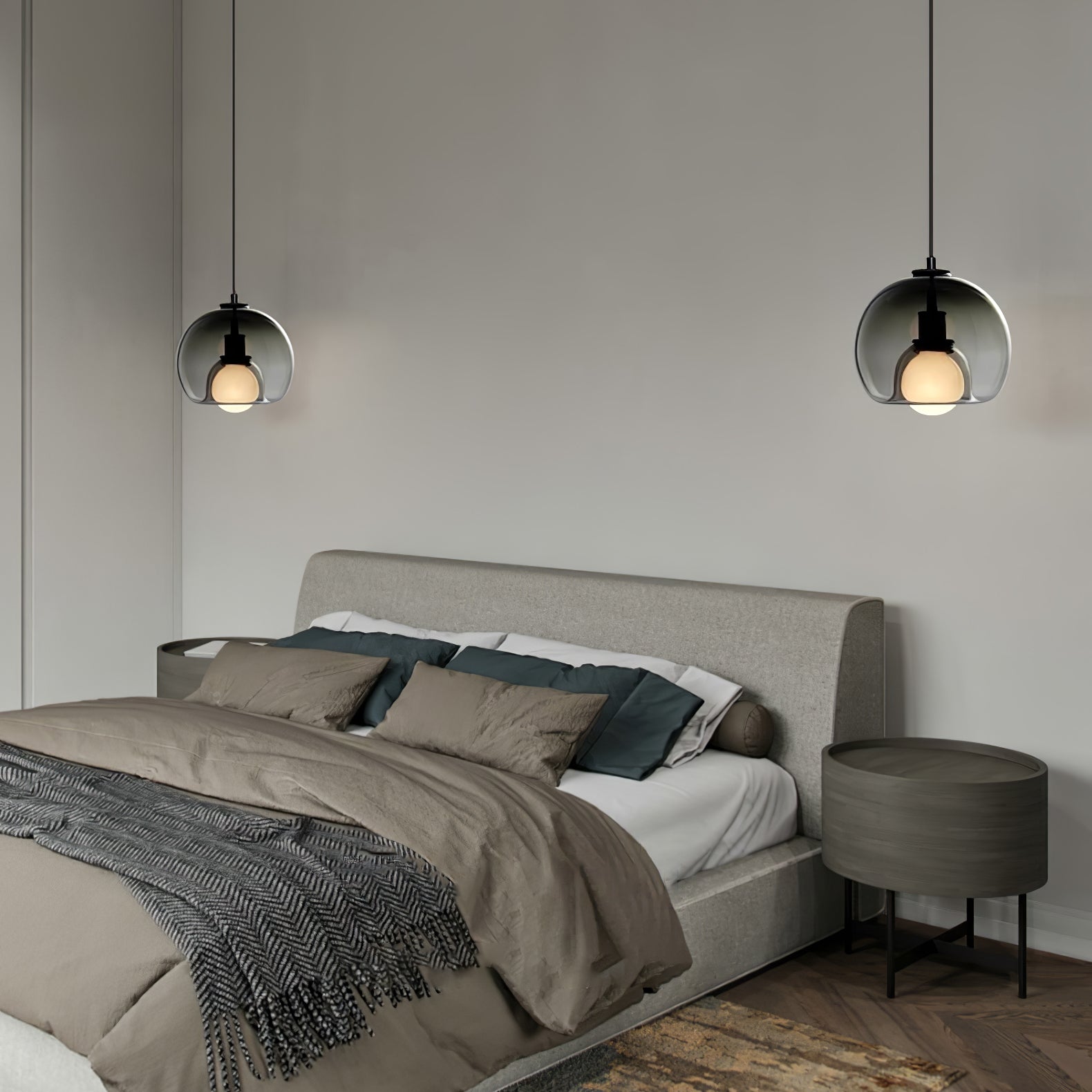 Neritha Glass Contemporary Pendant Light - Letslighting