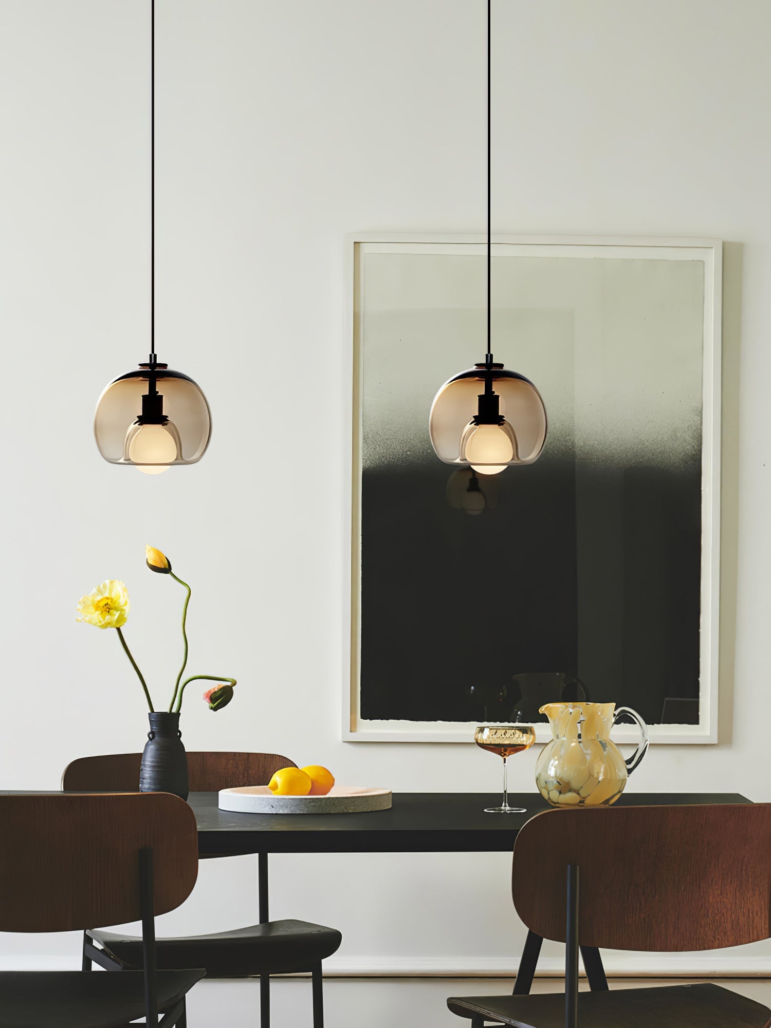 Neritha Glass Contemporary Pendant Light - Letslighting