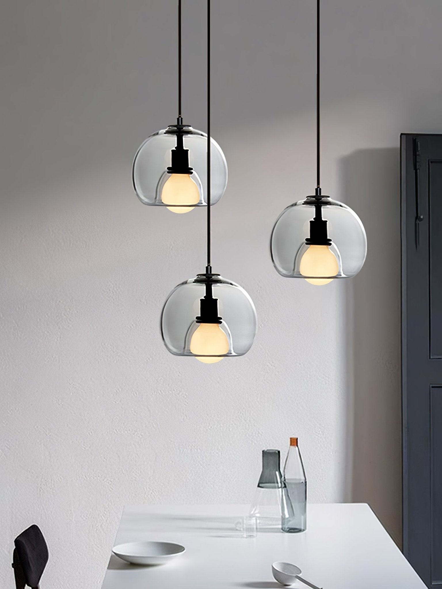 Neritha Glass Contemporary Pendant Light - Letslighting