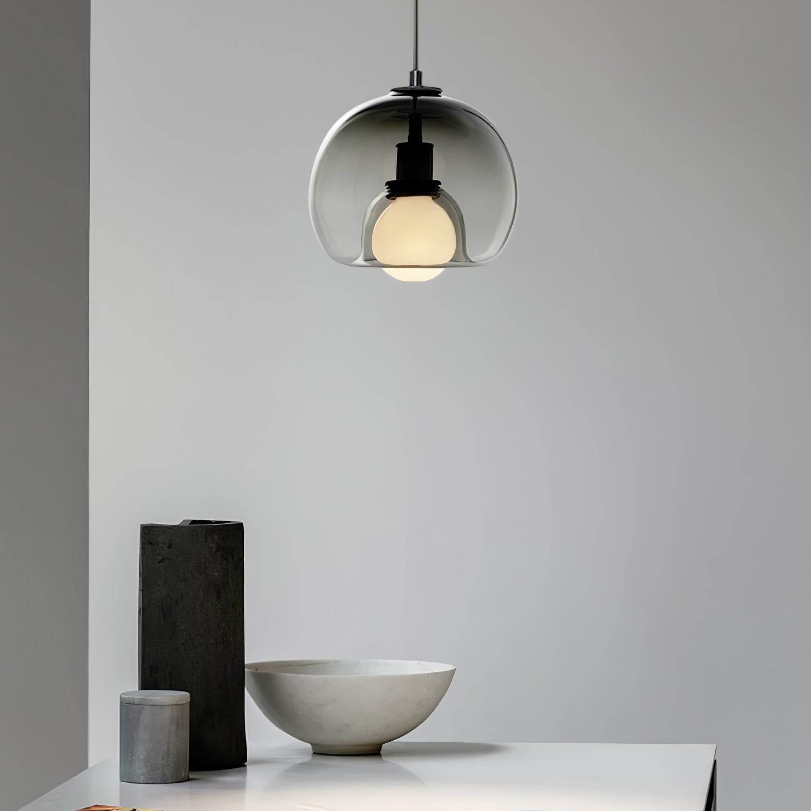 Neritha Glass Contemporary Pendant Light - Letslighting
