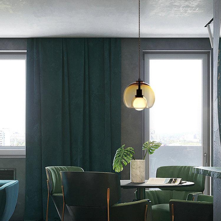 Neritha Glass Contemporary Pendant Light - Letslighting