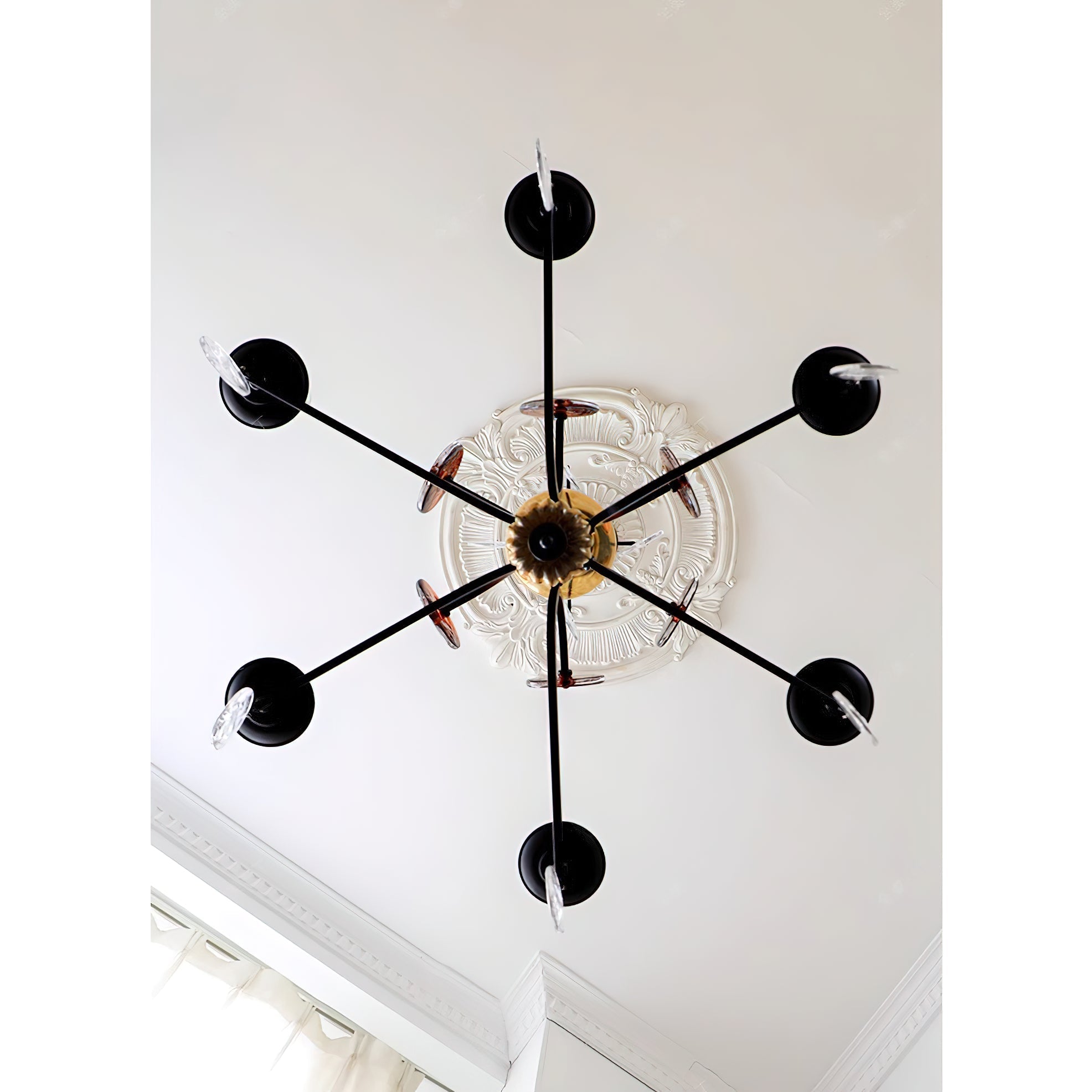 Anorion Vintage Industrial Luxury Glass Chandelier - Letslighting