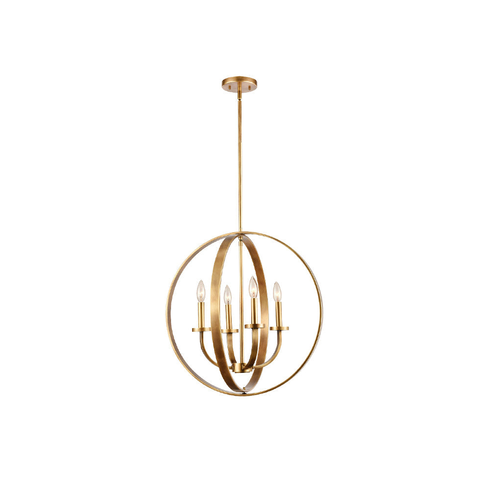 Icarila Vintage Industrial Brass Pendant Light - Letslighting