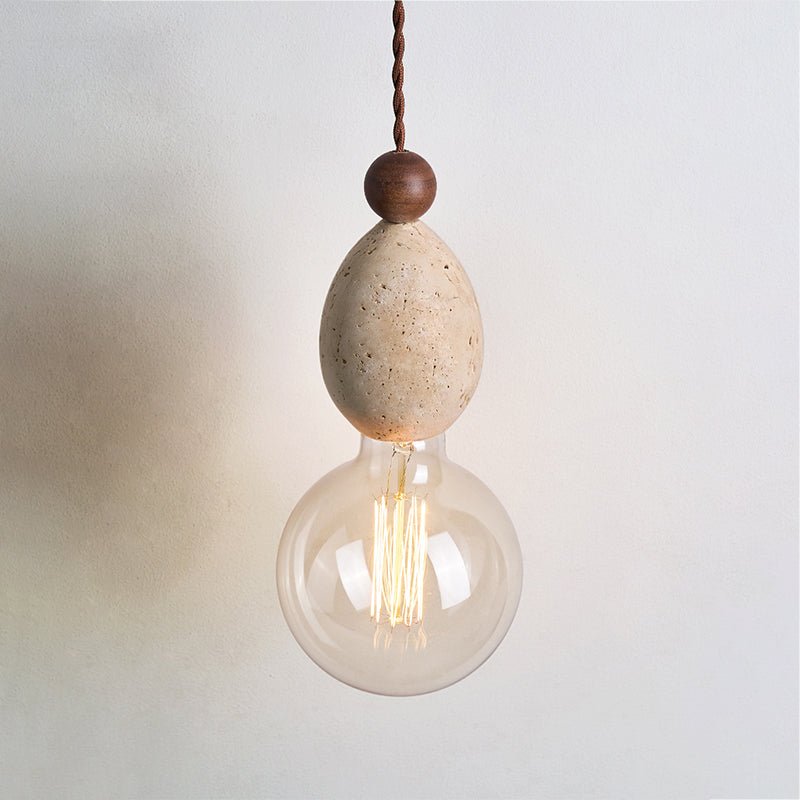Eryndor Modern Travertine Pendant Light