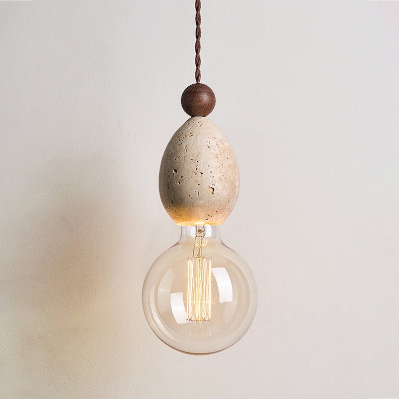 Eryndor Modern Travertine Pendant Light