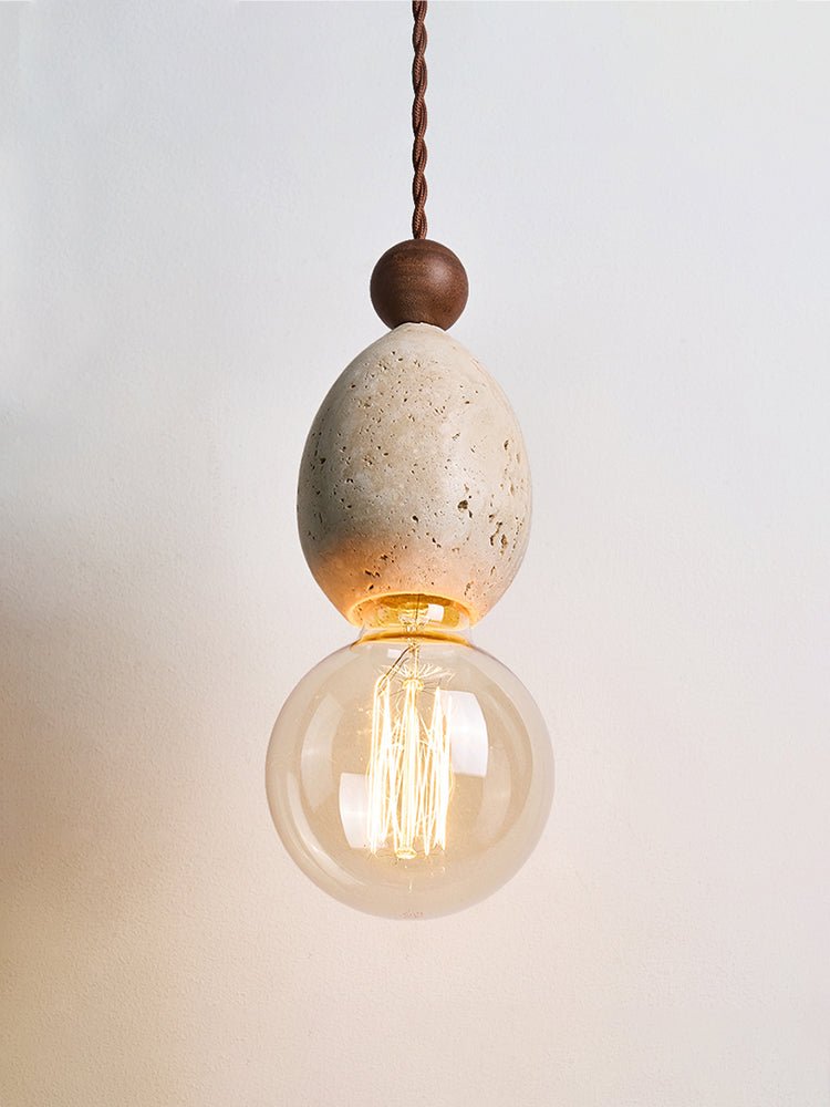 Eryndor Modern Travertine Pendant Light