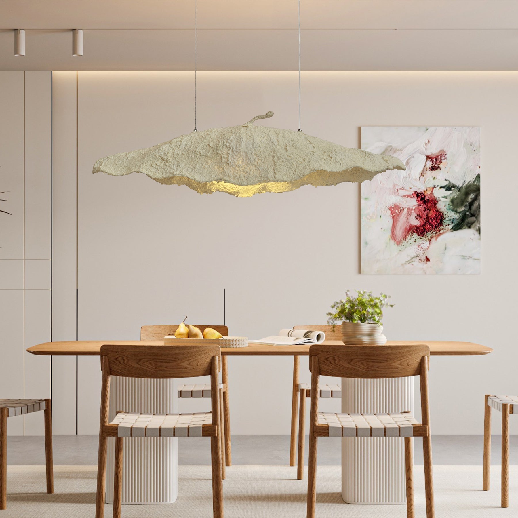 Altalis Artisanal Paper Pulp Pendant Light - Letslighting