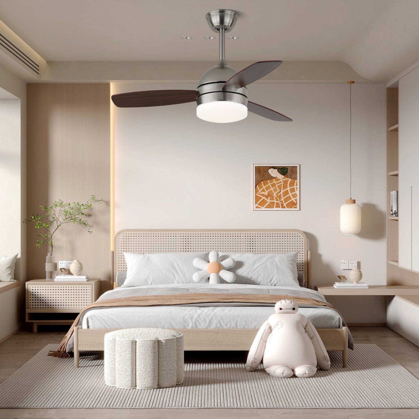 Caelan Modern Ceiling Fan Light - Letslighting