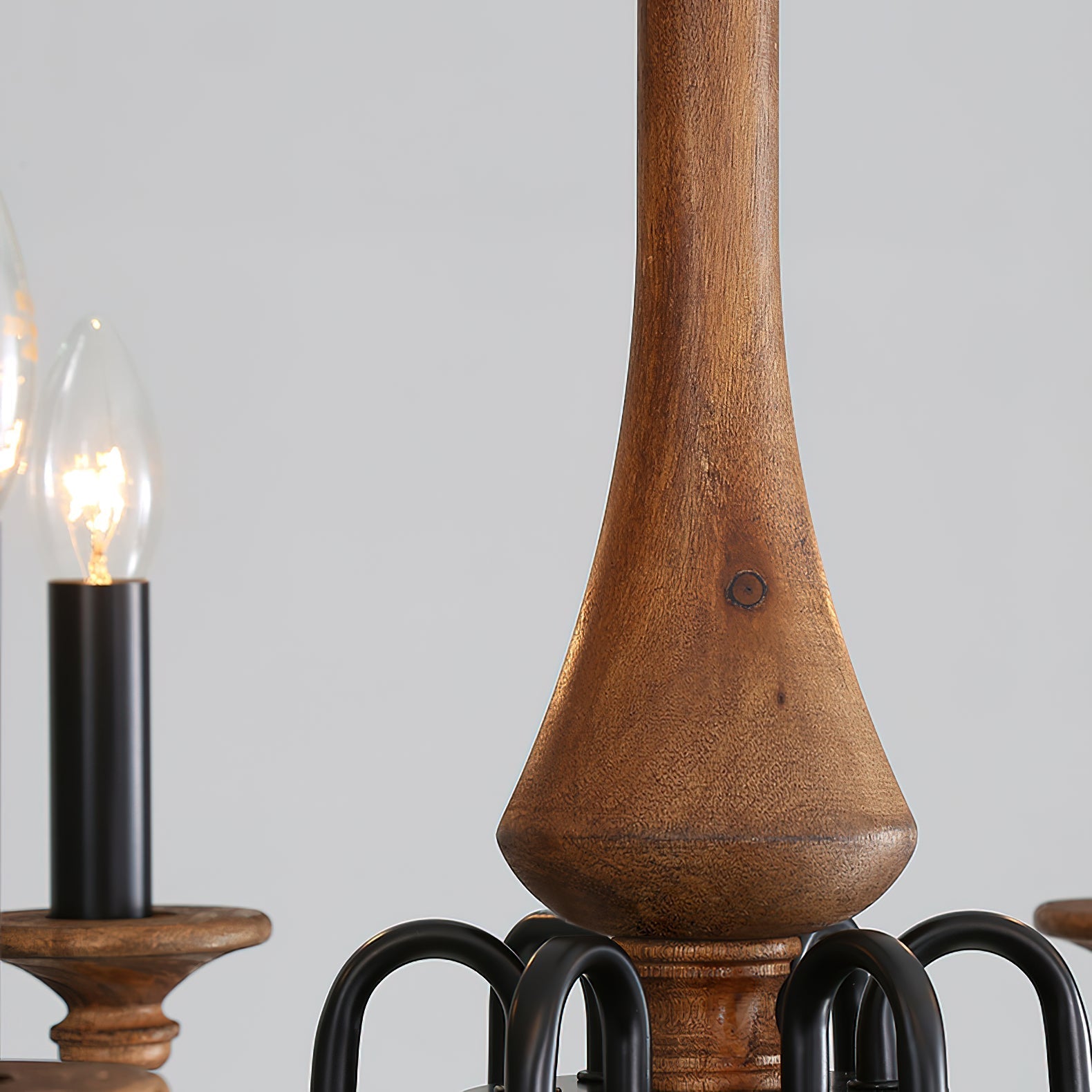Alzorila Vintage Industrial Hand-carved Chandelier - Letslighting