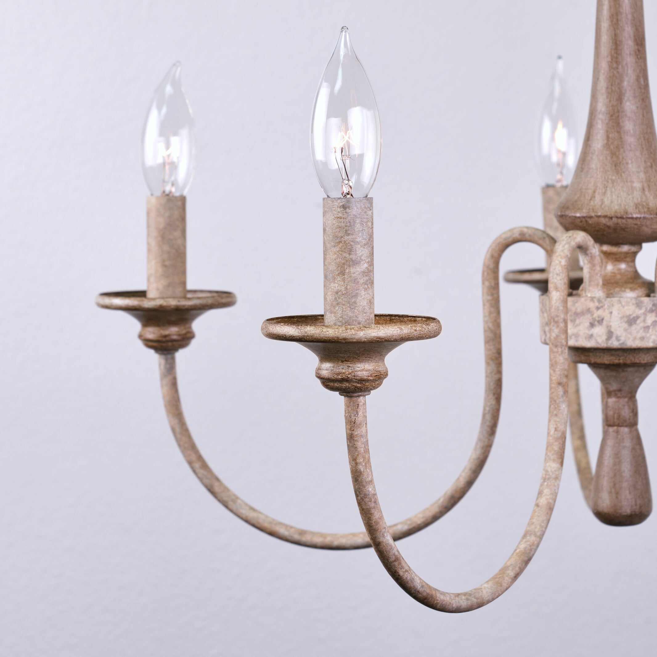 Alzorila Vintage Industrial Hand-carved Chandelier - Letslighting