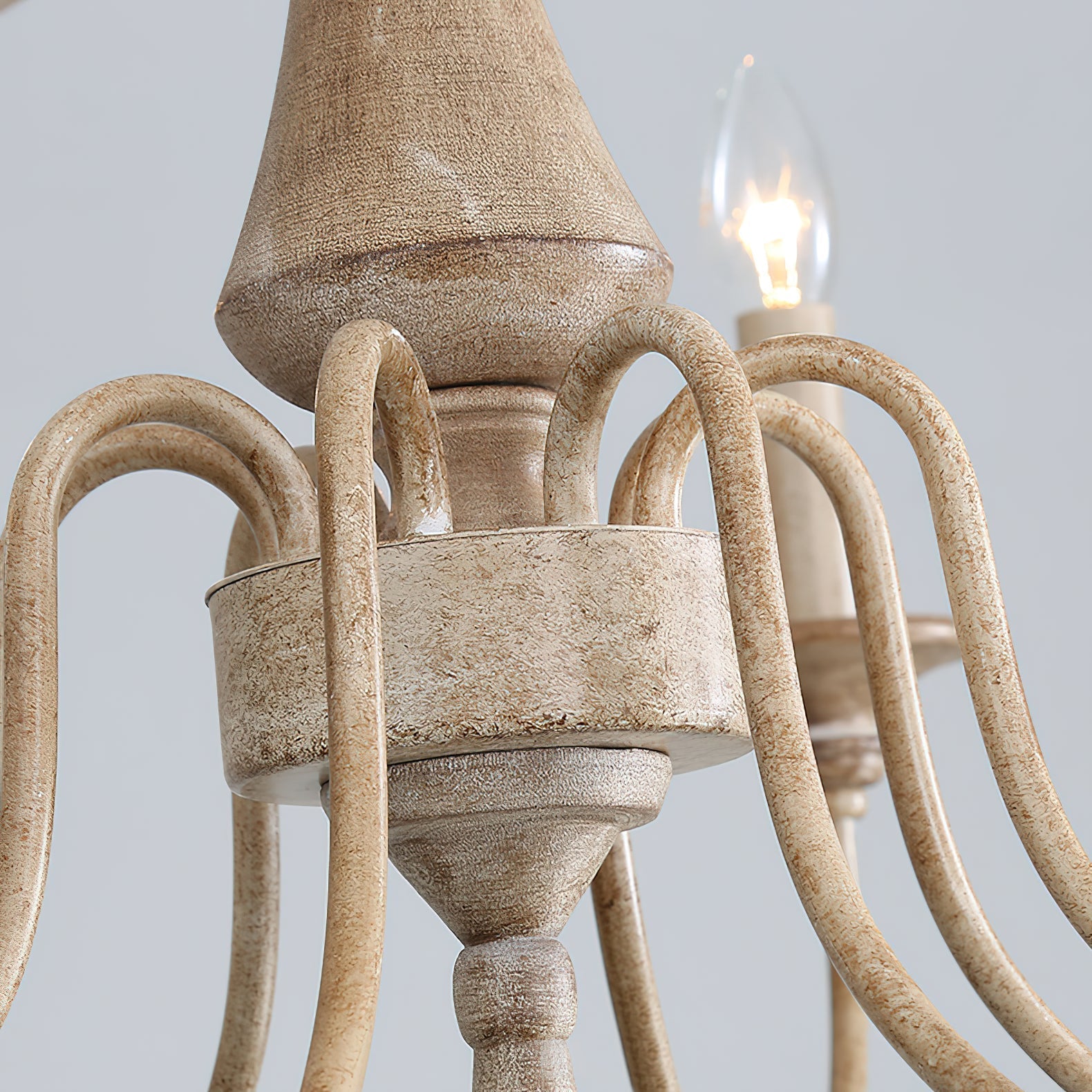Alzorila Vintage Industrial Hand-carved Chandelier - Letslighting