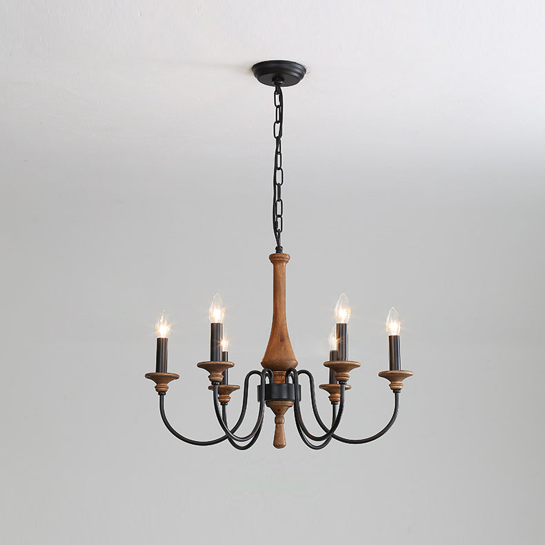 Alzorila Vintage Industrial Hand-carved Chandelier - Letslighting