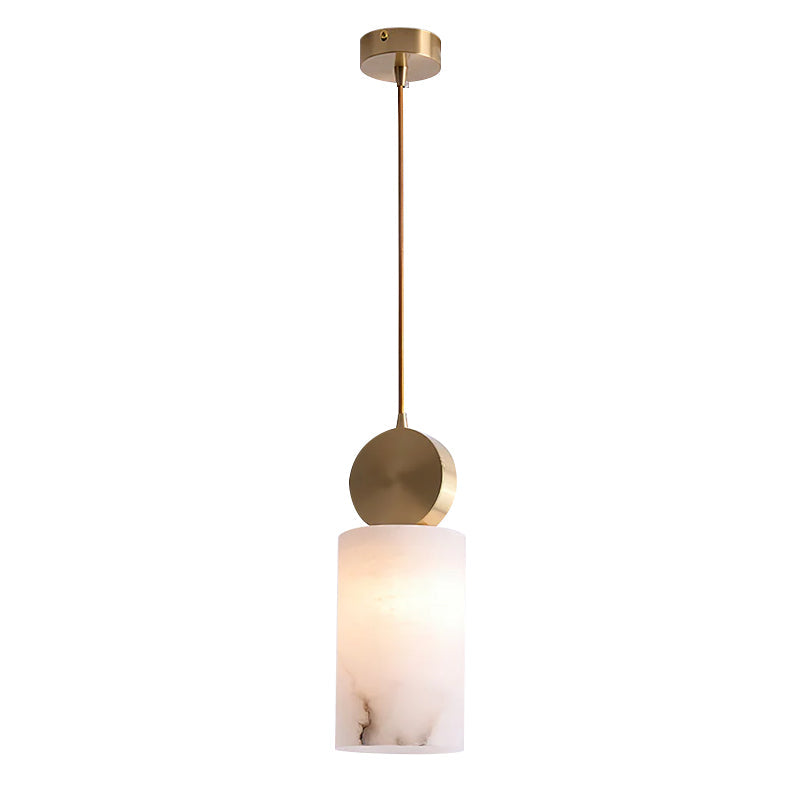 Etruscan Pendant Light Alabaster & Brass - Letslighting