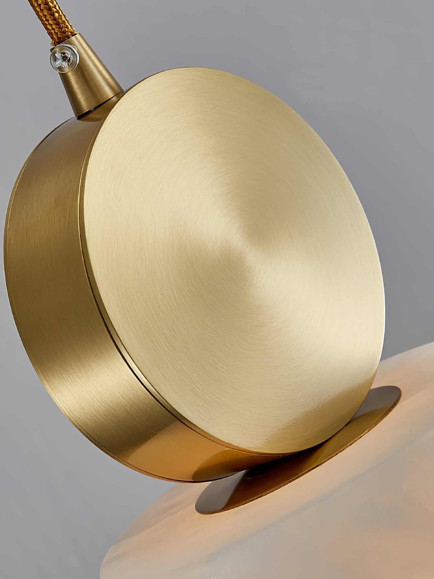 Etruscan Pendant Light Alabaster & Brass - Letslighting