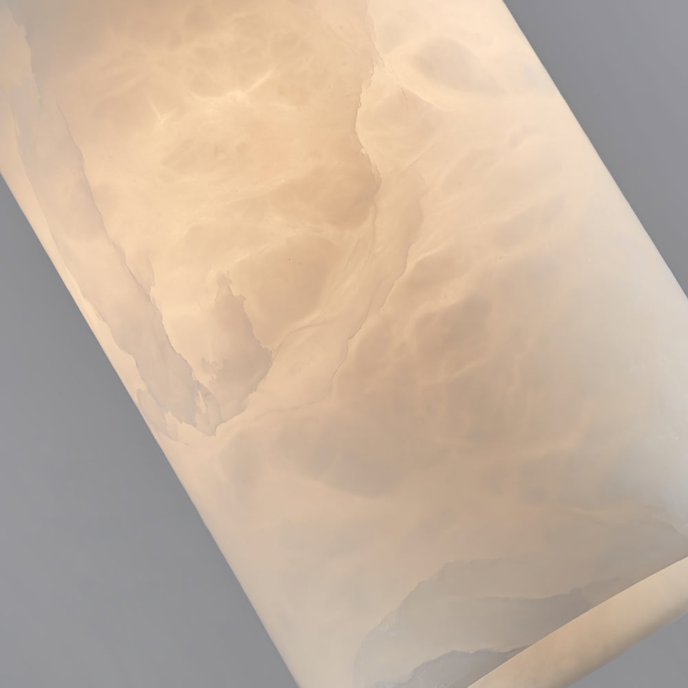 Etruscan Pendant Light Alabaster & Brass - Letslighting