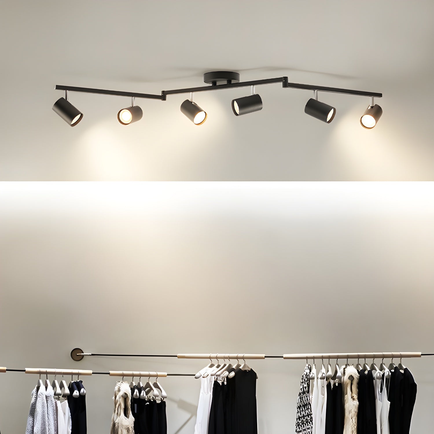 Quadra Aluminum Contemporary Ceiling Light - Letslighting